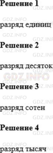Решение 1: Номер №17 — ГДЗ по Математике 5 класс: Мерзляк А.Г. | Назовите разряд, в котором стоит цифра 4 в записи числа:<br />1) 34;<br />2) 246;<br />3) 473;<br />4) 24569.