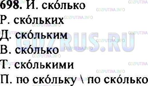 Решение 1: Упражнение №717 — ГДЗ по Русскому языку 6 класс: Разумовская М.М. | 