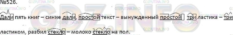 Решение 1: Упражнение №526 — ГДЗ по Русскому языку 7 класс: Разумовская М.М. | 