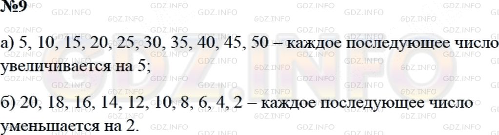 Решение 2: Страница 36 №9, Часть 1 — ГДЗ по Математике 3 класс: Дорофеев Г.В. | Найди закономерность следования чисел в каждом ряду и заполни пропуски.<br />а) 