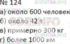 Решение 2: Номер №124 — ГДЗ по Математике 5 класс: Дорофеев Г.В. | Представьте, что вы − комментатор на телевидении в региональном центре. Готовясь