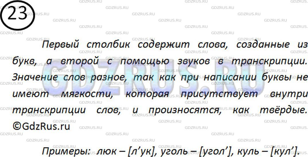 Решение 2: Номер №23 — ГДЗ по Русскому языку 5 класс: Ладыженская Т.А. | Кто больше? Одна группа учеников составляла слова из букв слбва уголёк, другая -