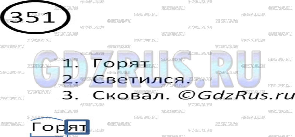 Решение 2: Номер №351 — ГДЗ по Русскому языку 5 класс: Ладыженская Т.А. | Прочитайте предложения и рассмотрите забавные рисунки, сделанные художником. Как