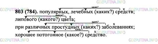 Решение 2: Упражнение №803 — ГДЗ по Русскому языку 5 класс: Разумовская М.М. | Прочитайте текст. Выпишите словосочетания «прил. + сущ.», указывая вопрос, на ко