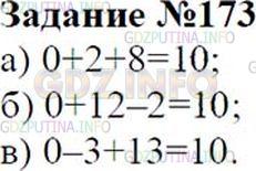 Решение 2: Номер №173 — ГДЗ по Математике 6 класс: Зубарева, Мордкович | После двух перемещений точки по координатной прямой от начала отсчета ее координ