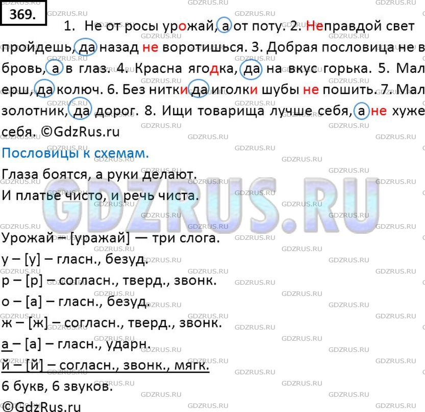 Решение 2: Номер №369 — ГДЗ по Русскому языку 7 класс: Ладыженская Т.А. | Рассмотрите и проанализируйте схемы постановки запятых между однородными членами