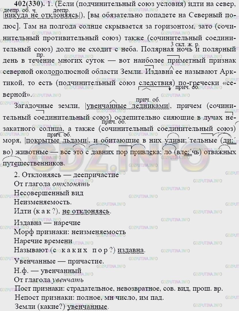 Решение 2: Упражнение №420 — ГДЗ по Русскому языку 7 класс: Разумовская М.М. | 