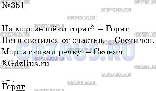 Решение 3: Номер №351 — ГДЗ по Русскому языку 5 класс: Ладыженская Т.А. | Прочитайте предложения и рассмотрите забавные рисунки, сделанные художником. Как