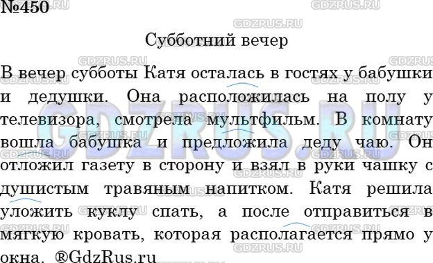 Решение 3: Номер №450 — ГДЗ по Русскому языку 5 класс: Ладыженская Т.А. | Опишите рисунок, употребляя глаголы с корнем -лаг- — -лож-: отложить, предлагать