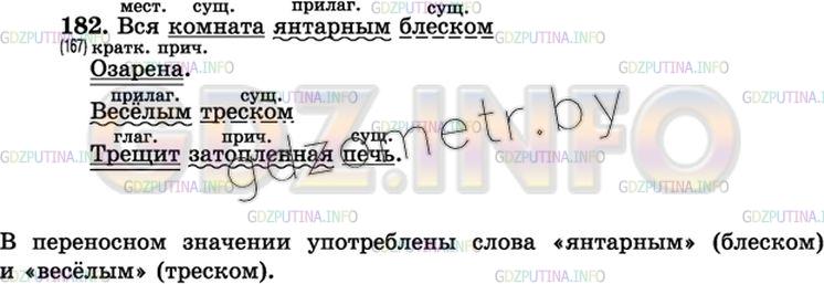 Решение 3: Упражнение №186 — ГДЗ по Русскому языку 7 класс: Разумовская М.М. | 