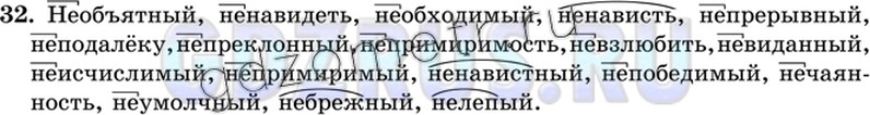 Решение 3: Номер №32 — ГДЗ по Русскому языку 8 класс: Ладыженская Т.А. | В «Словаре ошибочных написаний школьников» В. Я. Булохова среди частотных слов п