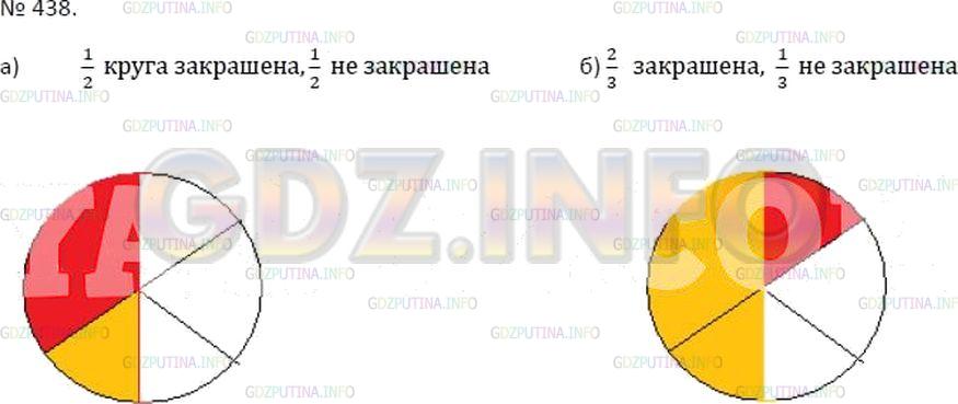 Решение 4: Номер №438 — ГДЗ по Математике 5 класс: Зубарева, Мордкович | Начертите две окружности и проведите в них диаметры так же, как на рисунке 80.<b