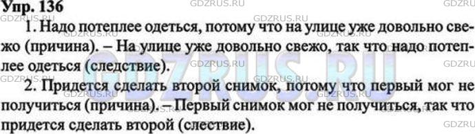 Решение 5: Номер №136 — ГДЗ по Русскому языку 9 класс: Ладыженская Т.А. | Перестройте предложения по образцу. Определите вид придаточных в данных сложнопо